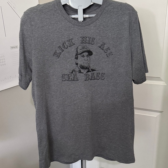 Kick his A** Sea Bass -dumb and dumber, Graphic T-Shirt - Picture 2 of 3